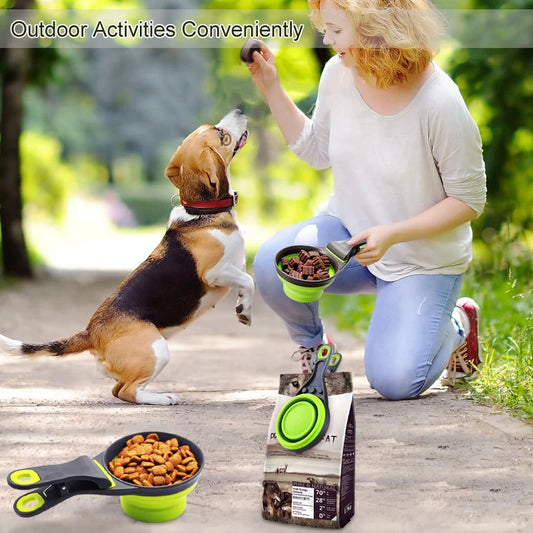 Portable Silicone Pet Feeder Bowl