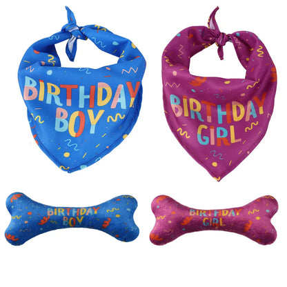 Happy Birthday Party Decoration - Dogs Accessories