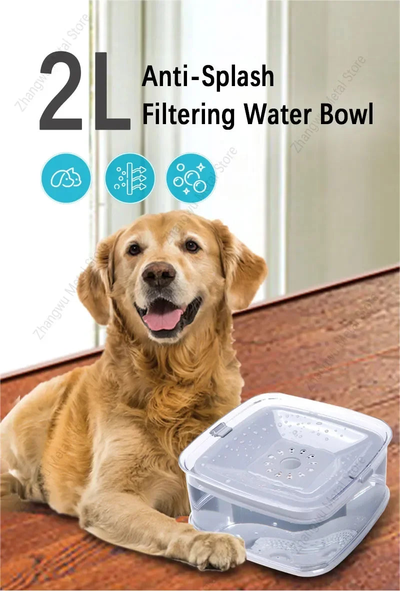 Anti Splash Dog Bowl