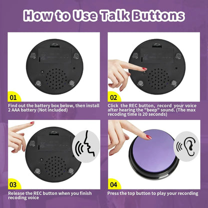 Speaking Buttons - Dog Training