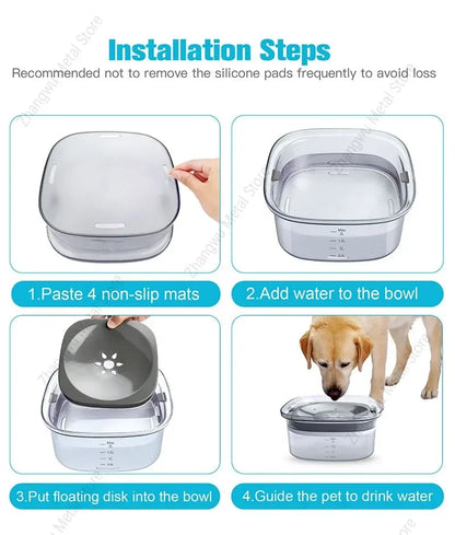 Anti Splash Dog Bowl