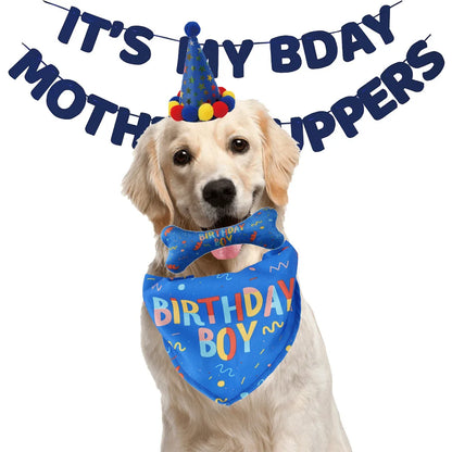 Happy Birthday Party Decoration - Dogs Accessories